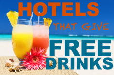 Hotels that give FREE Drinks