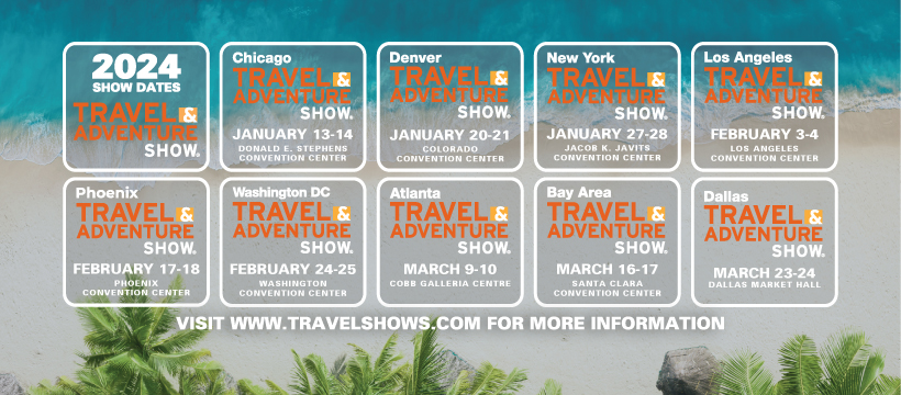 2024 Travel and Adventure Show Event Calendar